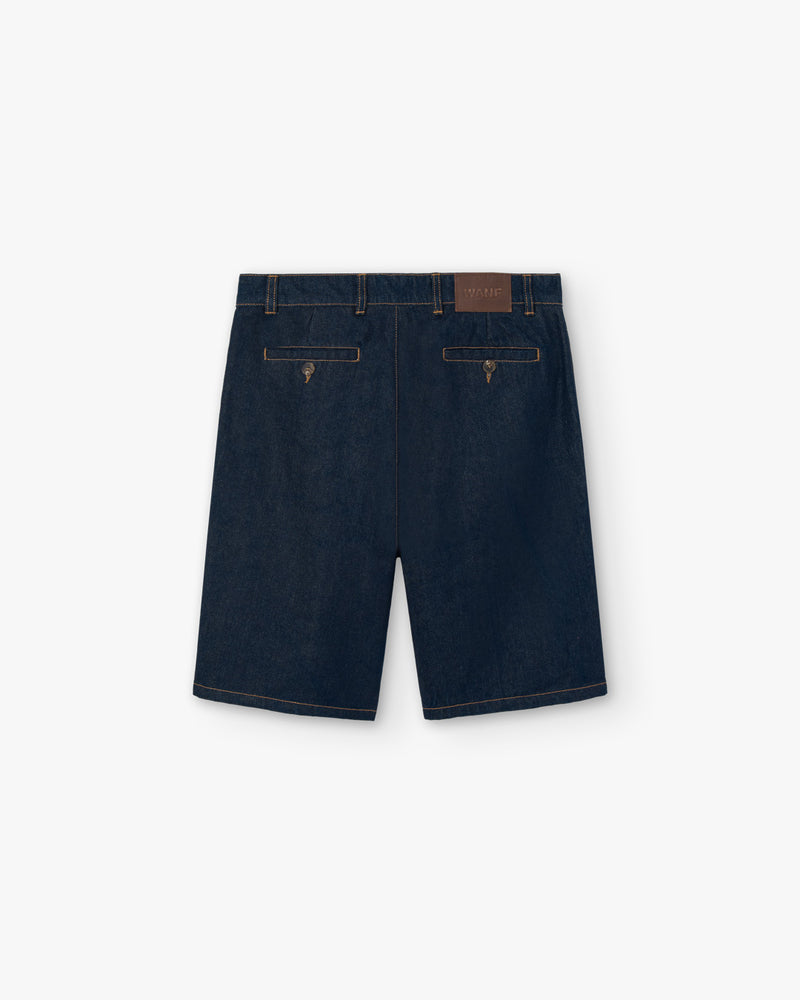 DENIM CHINO SHORTS