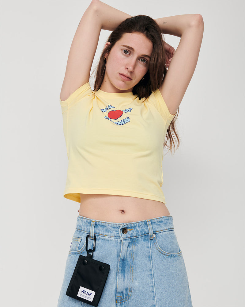LOVE SUNNY CROP TEE