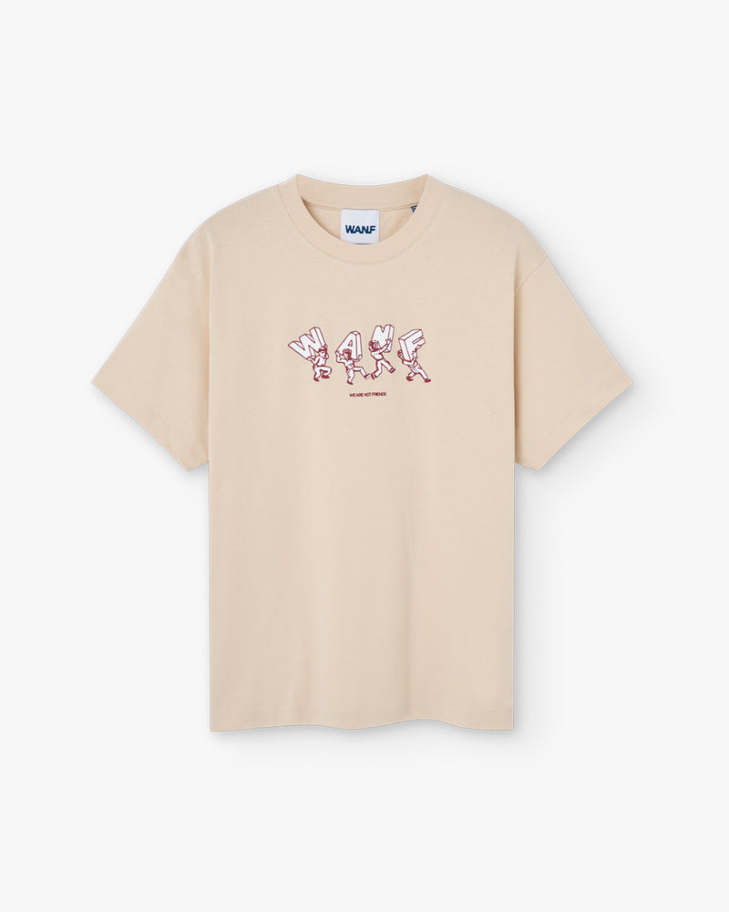 LETTERING WANF T-SHIRT
