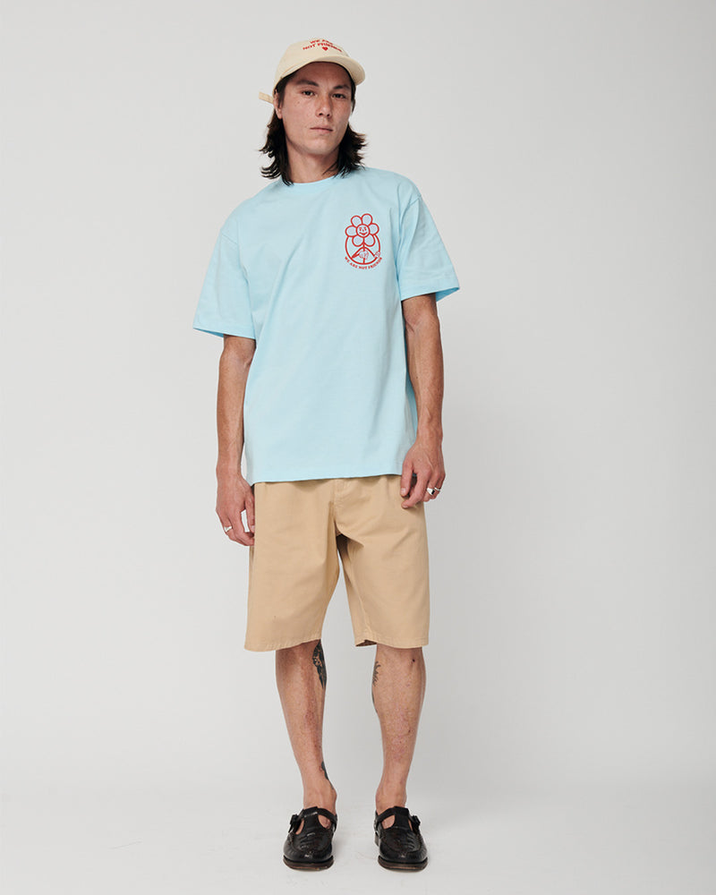 PLEAT CHINO SHORTS