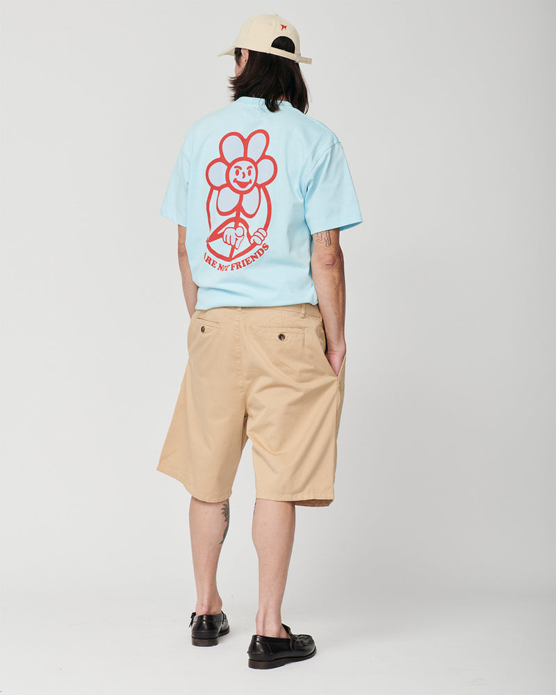 PLEAT CHINO SHORTS