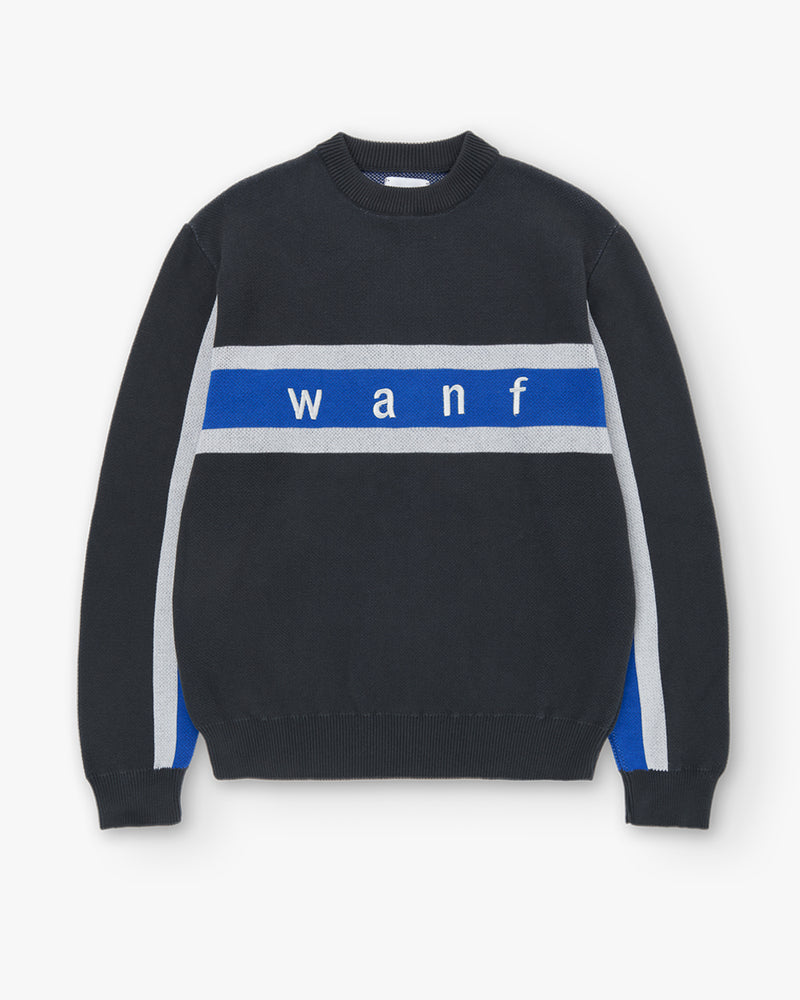 STRIPES BLACK SWEATER