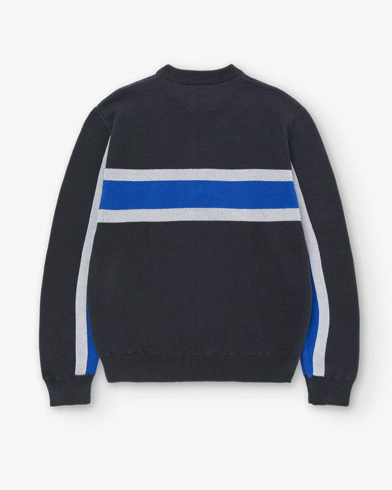 STRIPES BLACK SWEATER