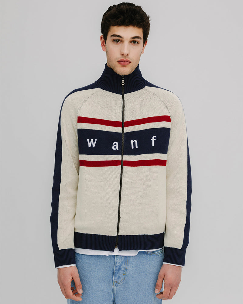 TENNIS ZIP CARDIGAN