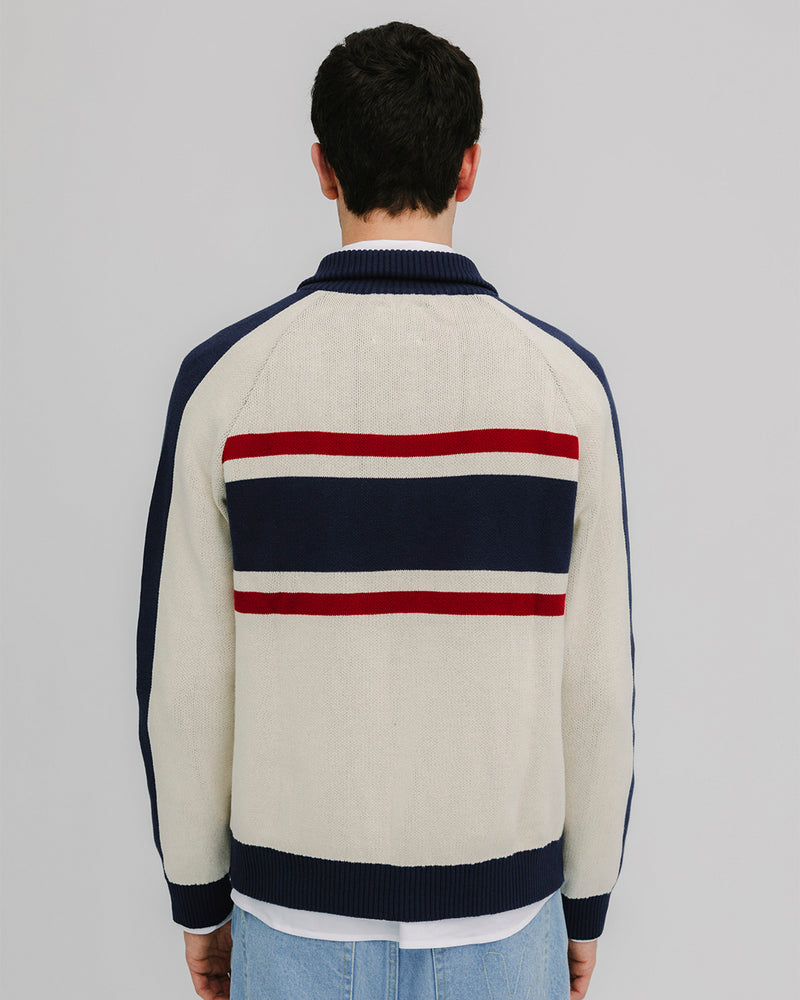TENNIS ZIP CARDIGAN