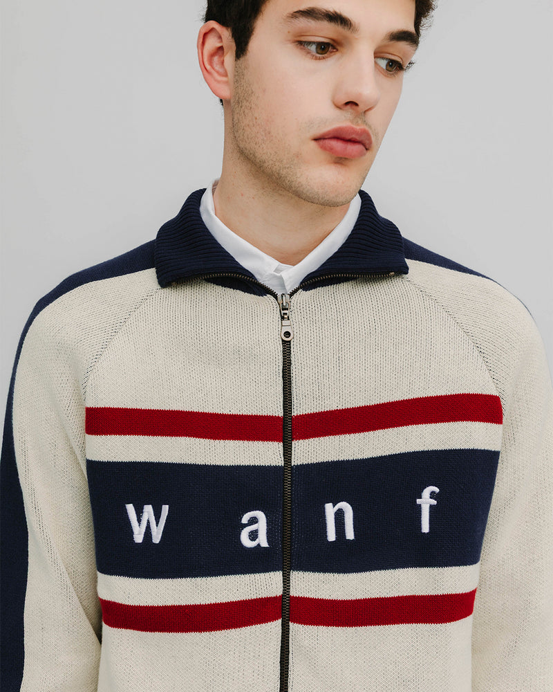 TENNIS ZIP CARDIGAN