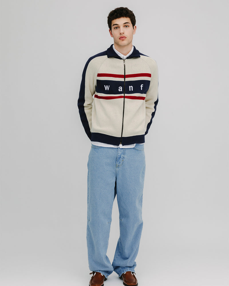 TENNIS ZIP CARDIGAN
