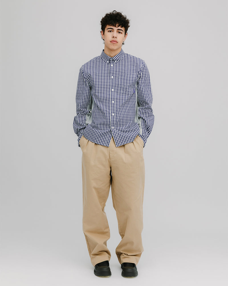 PLEAT CREAM CHINO