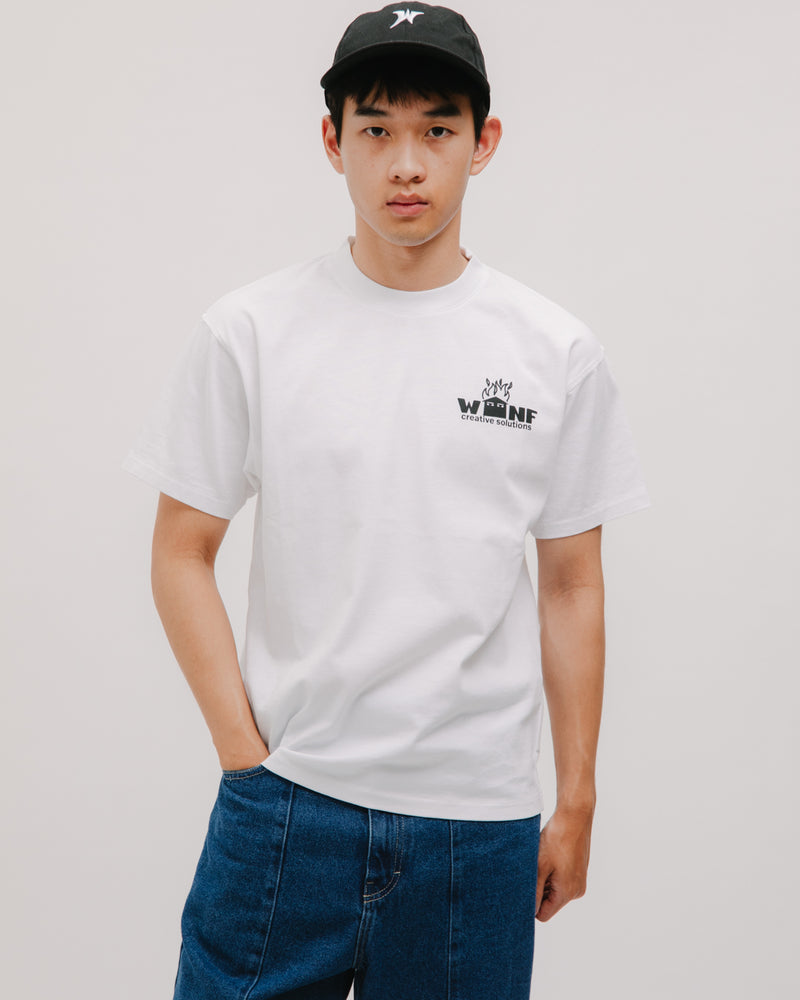Creative White tee