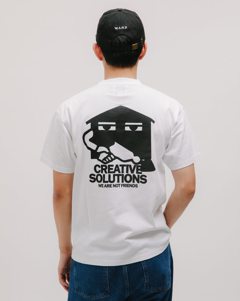 Creative White tee