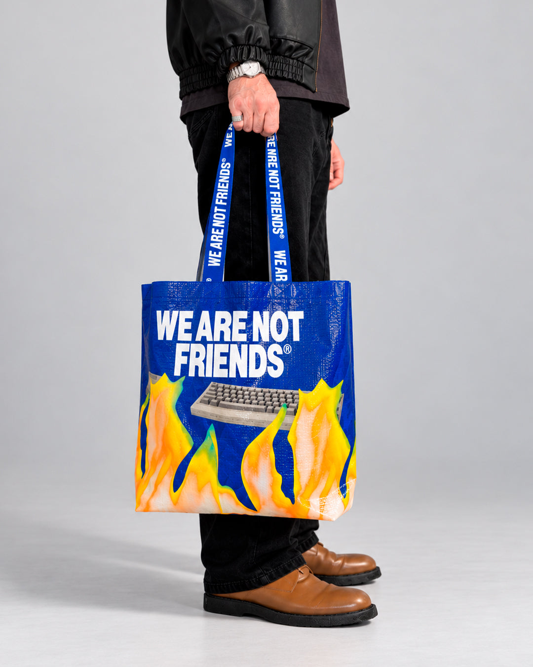 BURNED TOTE BAG