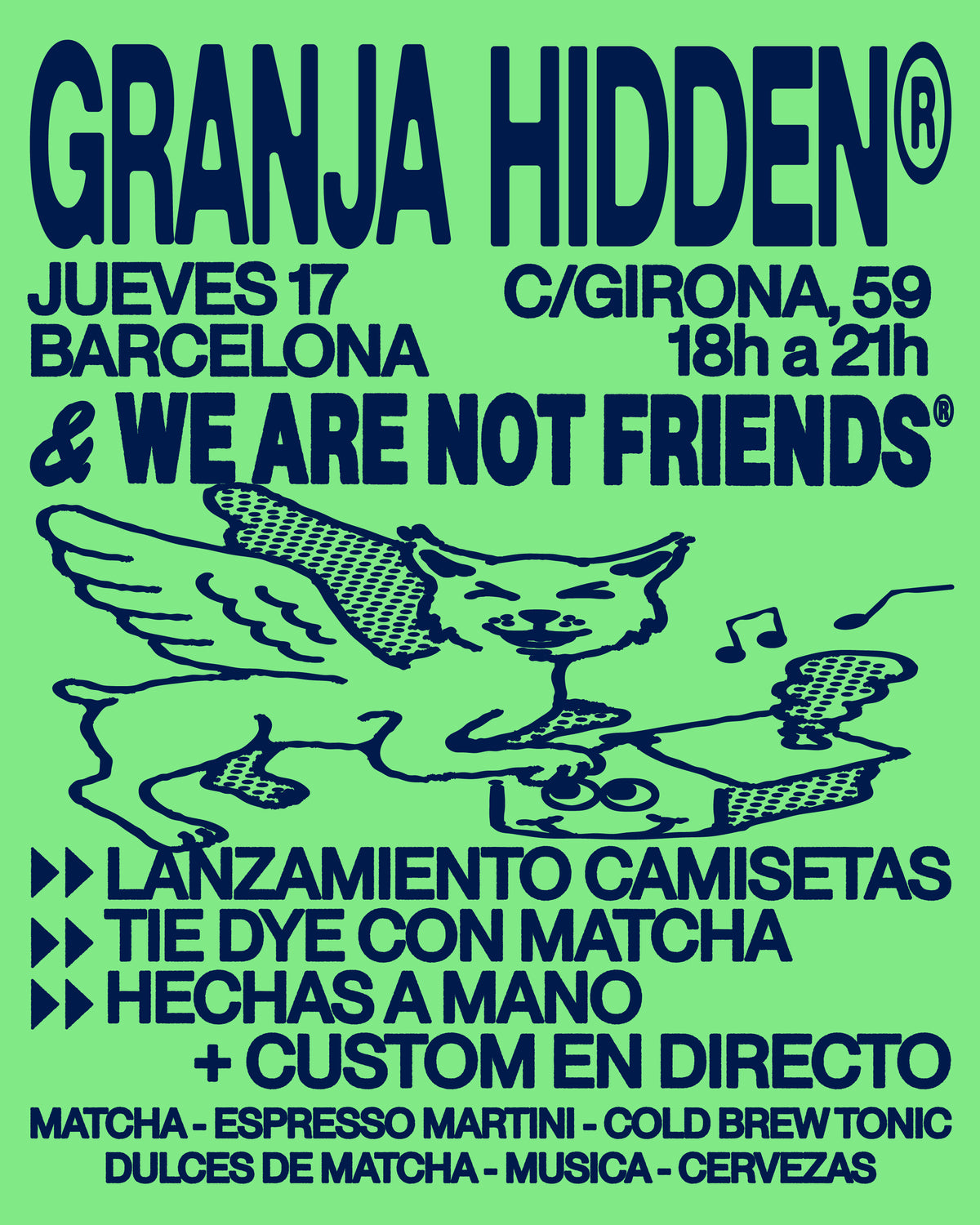 Granja Hidden x We Are Not Friends