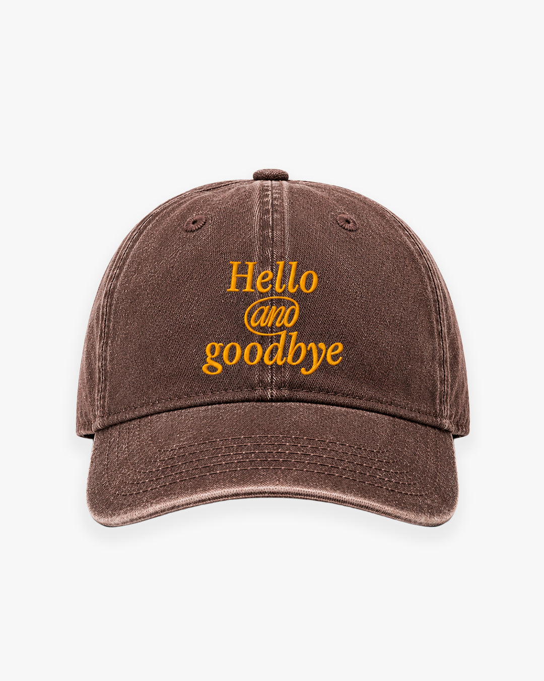 Hello & Goodbye Brown Hat