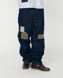 SASHIKO DENIM PANTS