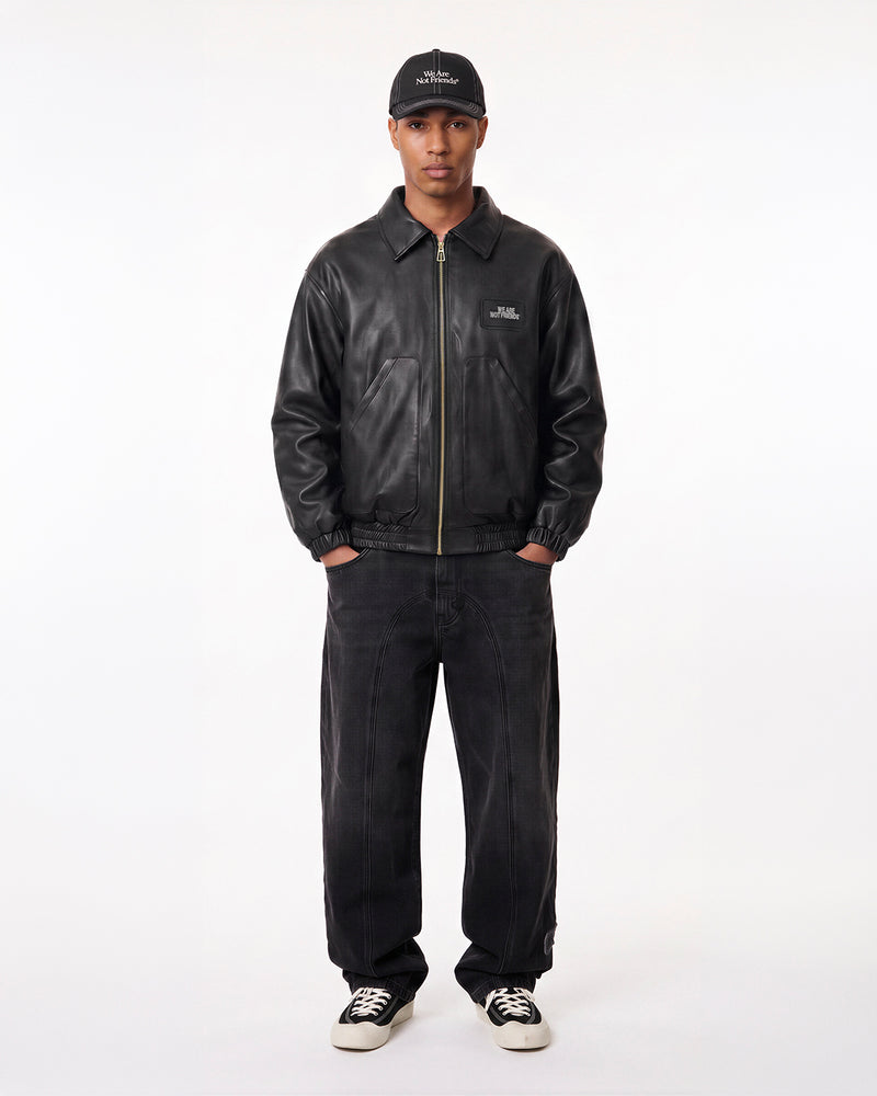 Boxy PU Jacket