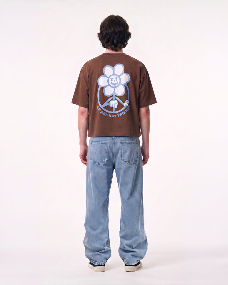 Boxy Daisy Brown