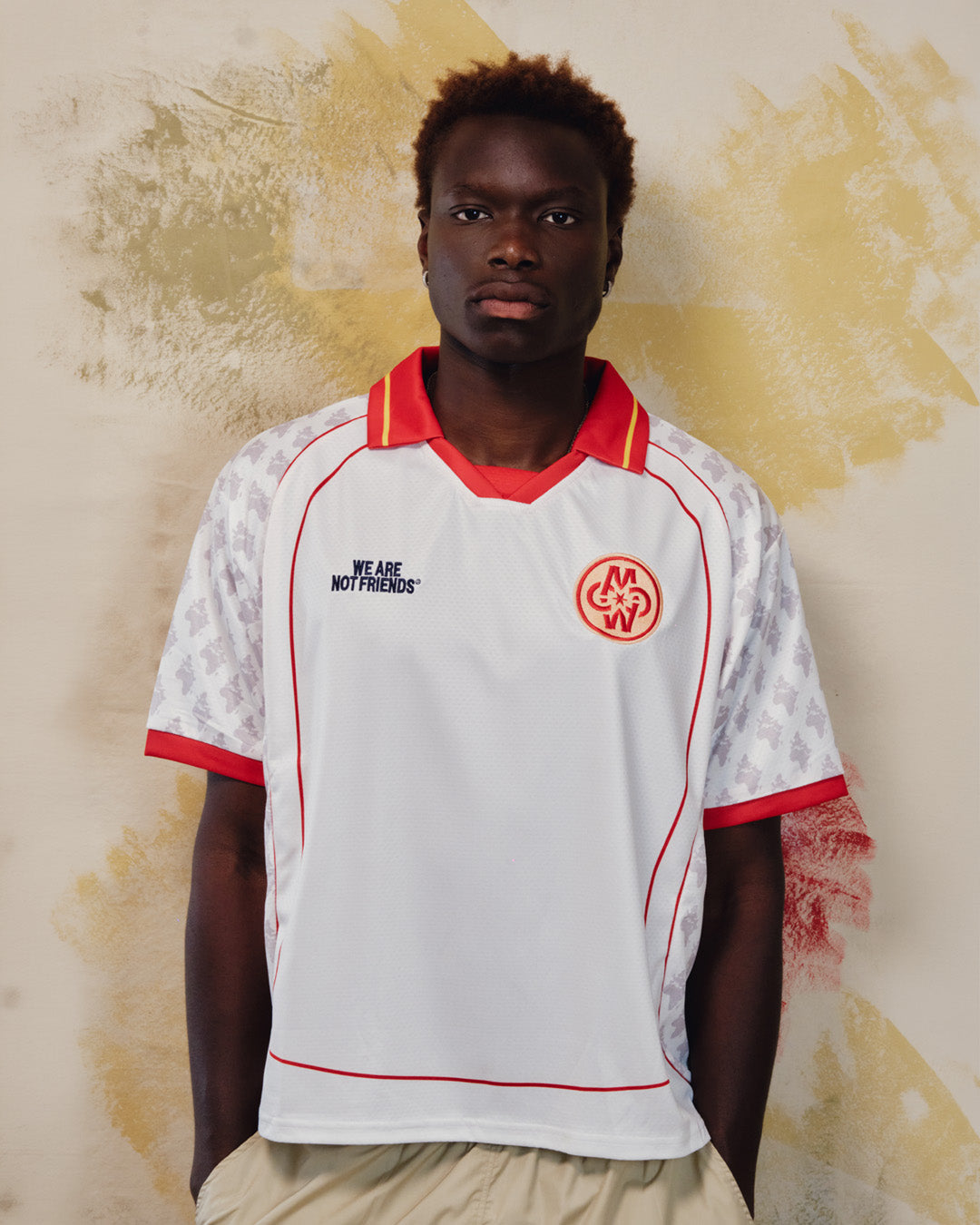 WINNER CIRCLE WHITE FOOTBALL JERSEY