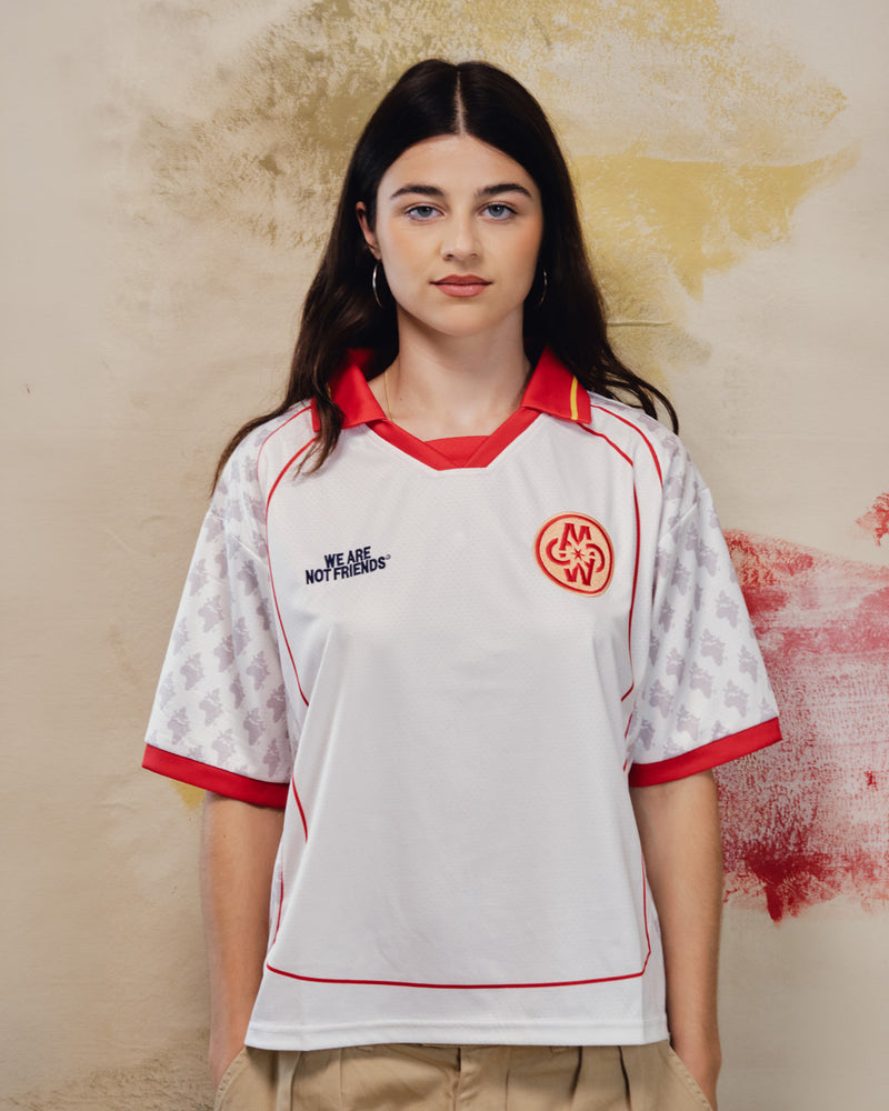 WINNER CIRCLE WHITE FOOTBALL JERSEY