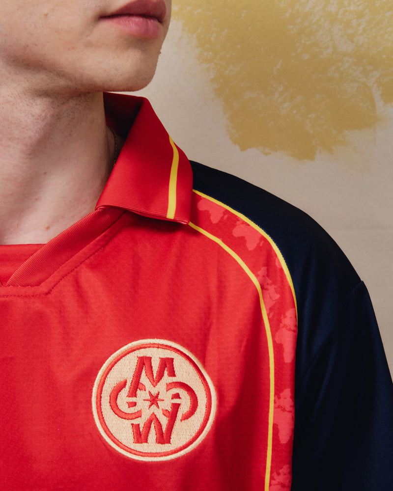 WINNER CIRCLE RED FOOTBALL JERSEY