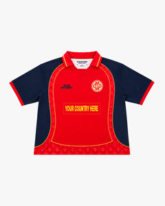 WINNER CIRCLE RED FOOTBALL JERSEY