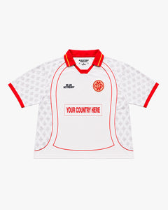 WINNER CIRCLE WHITE FOOTBALL JERSEY