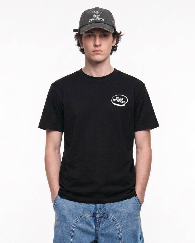 Hello & Goodbye Black Tee