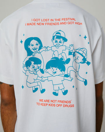 Kids Off Drugs White T-Shirt
