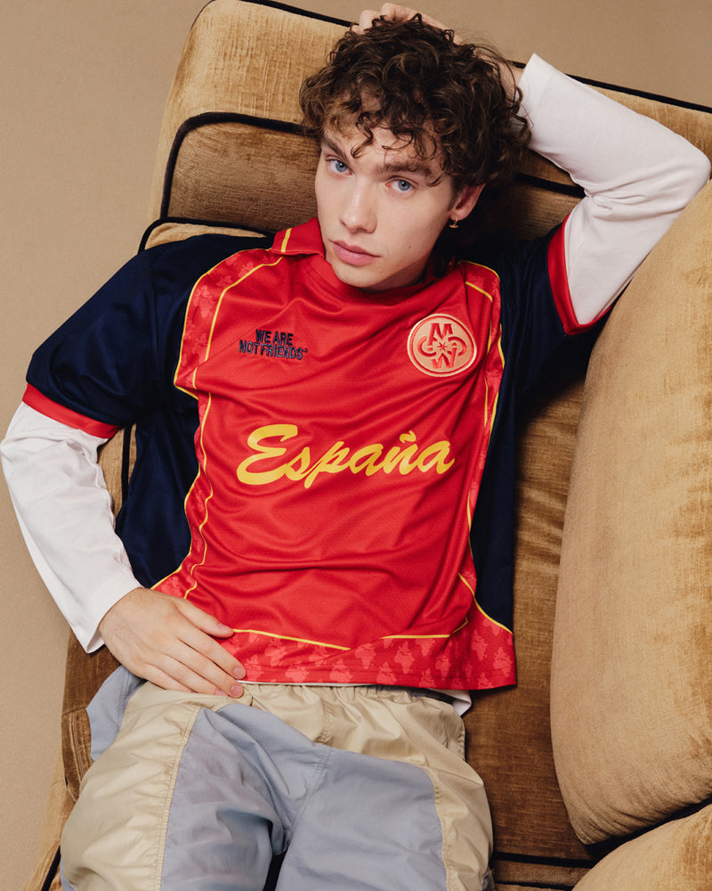 WINNER CIRCLE RED FOOTBALL JERSEY